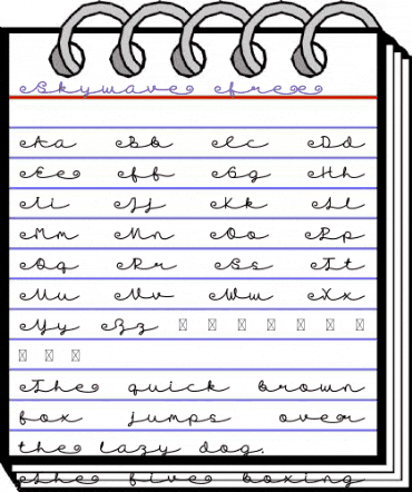 Skywave Free Regular animated font preview Skywave Free Regular animated font preview