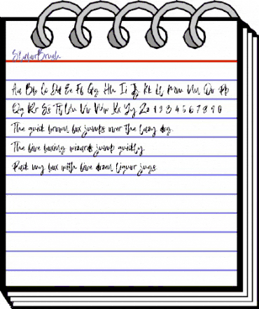 Slabor Brush Regular animated font preview Slabor Brush Regular animated font preview