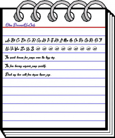 Slam_PersonalUseOnly Regular animated font preview