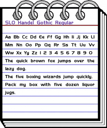SLO_Handel_Gothic Regular animated font preview