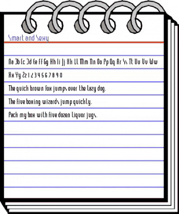 Smart and Sexy Regular animated font preview Smart and Sexy Regular animated font preview
