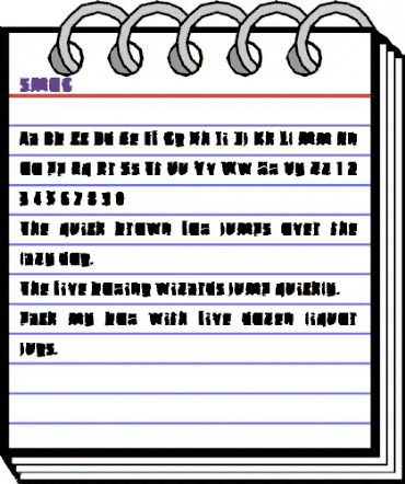 SMOG Medium animated font preview SMOG Medium animated font preview