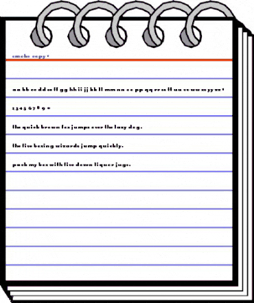 Smoke Regular animated font preview