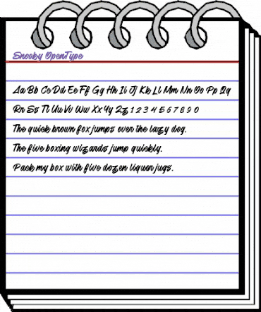 Snooky Regular animated font preview Snooky Regular animated font preview