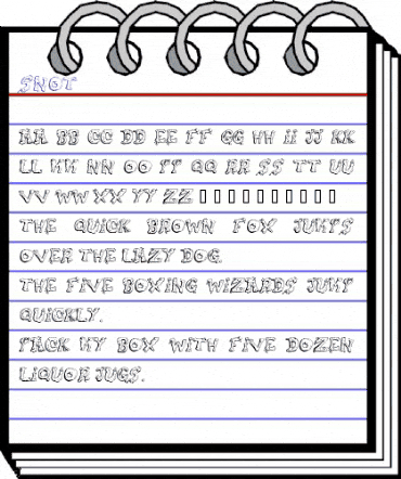 Snot Regular animated font preview