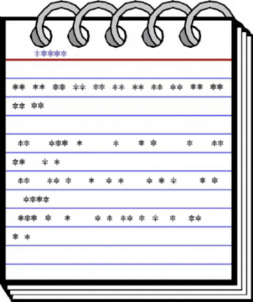 Snowflake Regular animated font preview