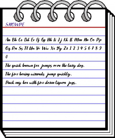 Snowpe Regular animated font preview