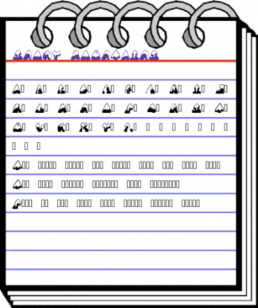 SNOWY MOUNTAINS Regular animated font preview