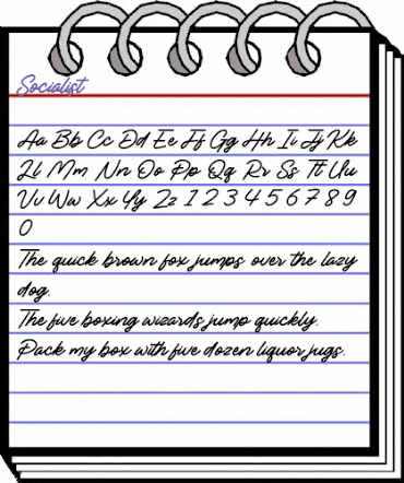 Socialist Regular animated font preview Socialist Regular animated font preview