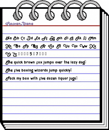 SofyanDiana Regular animated font preview SofyanDiana Regular animated font preview