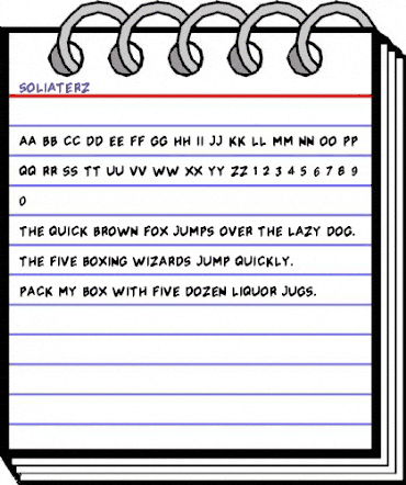 Soliaterz Regular animated font preview Soliaterz Regular animated font preview