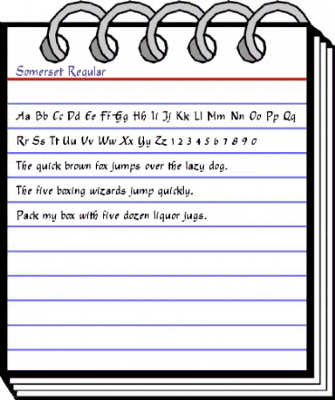 Somerset Regular animated font preview Somerset Regular animated font preview
