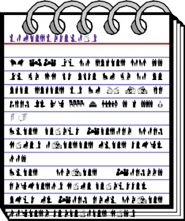 SomeSilhous Regular animated font preview