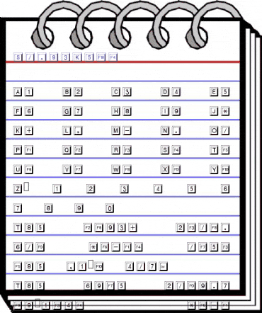 SonicKeys Regular animated font preview SonicKeys Regular animated font preview