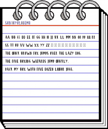 SontOyoloDemo Regular animated font preview SontOyoloDemo Regular animated font preview