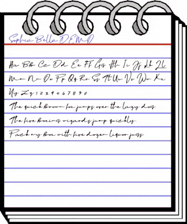 Sophia Bella DEMO Signature animated font preview Sophia Bella DEMO Signature animated font preview