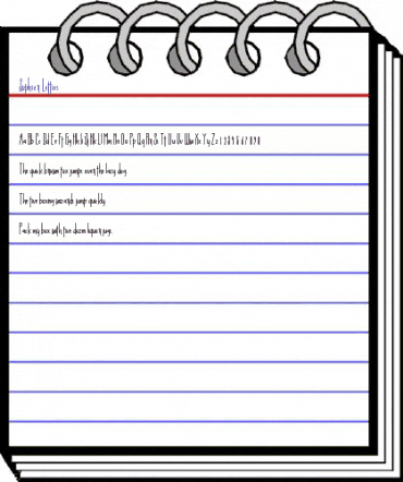 Sophier Letties Regular animated font preview Sophier Letties Regular animated font preview