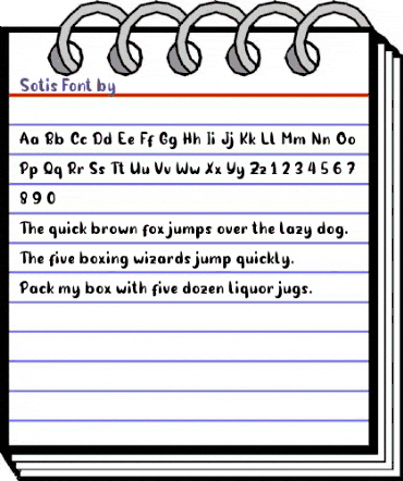 Sotis Regular animated font preview Sotis Regular animated font preview