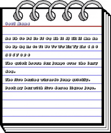 Soul Mama Regular animated font preview