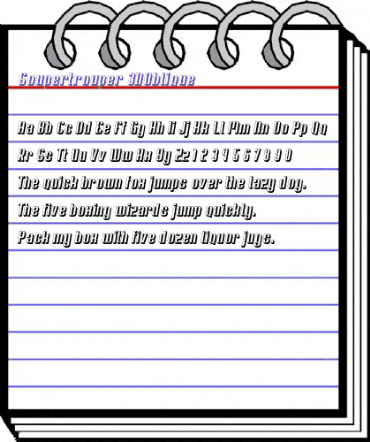 Soupertrouper 3DOblique animated font preview Soupertrouper 3DOblique animated font preview