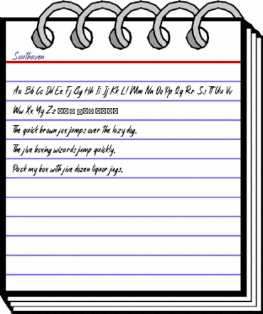 Southaven Regular animated font preview Southaven Regular animated font preview