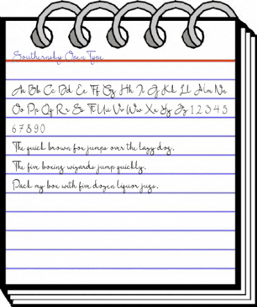 Southernsky Regular animated font preview Southernsky Regular animated font preview