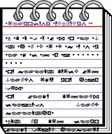 Southwest Ornaments MT Regular animated font preview