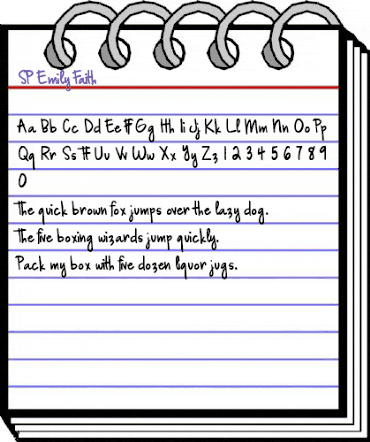 SP Emily Regular animated font preview SP Emily Regular animated font preview