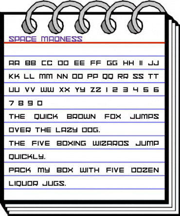 Space Madness Regular animated font preview Space Madness Regular animated font preview