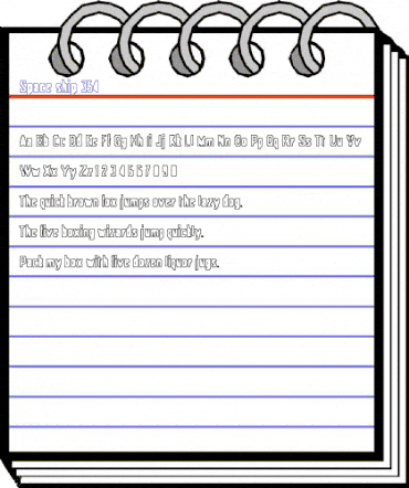 Space-ship 354 Shuttle.. animated font preview Space-ship 354 Shuttle.. animated font preview