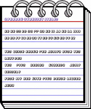 Sparrow Straight Italic animated font preview Sparrow Straight Italic animated font preview