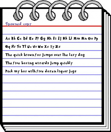 Spawned Medium animated font preview Spawned Medium animated font preview