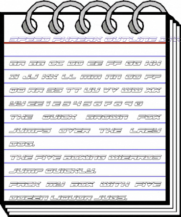 Speed Phreak Outline Italic Outline Italic animated font preview Speed Phreak Outline Italic Outline Italic animated font preview