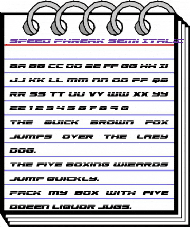 Speed Phreak Semi-Italic Semi-Italic animated font preview Speed Phreak Semi-Italic Semi-Italic animated font preview