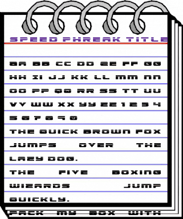 Speed Phreak Title Regular animated font preview Speed Phreak Title Regular animated font preview