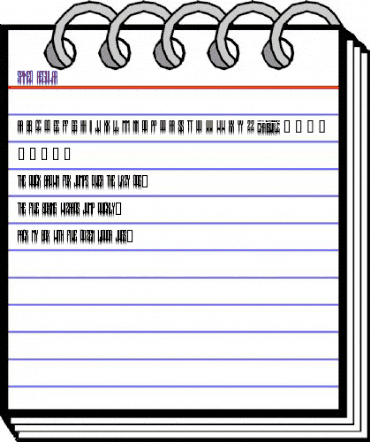 Spiked Regular animated font preview