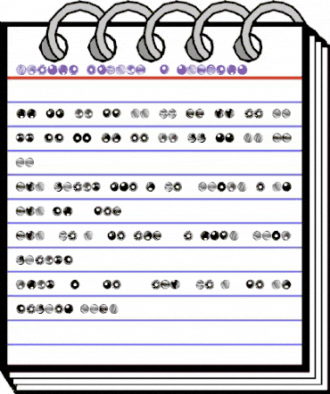 Spiral Object 3D Regular animated font preview