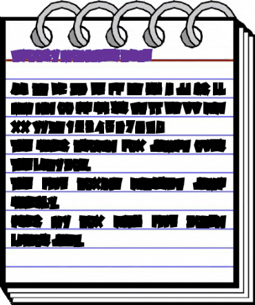 SPOOKY MONSTER BASE Regular animated font preview