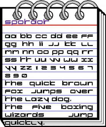 spotdot Regular animated font preview