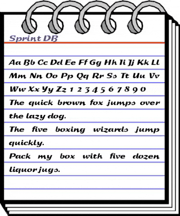 Sprint DB Medium animated font preview Sprint DB Medium animated font preview