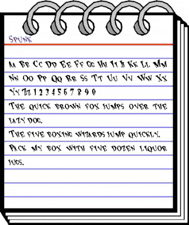 Spunk Regular animated font preview Spunk Regular animated font preview