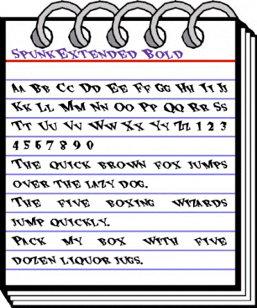 SpunkExtended Bold animated font preview SpunkExtended Bold animated font preview