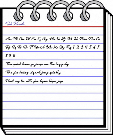 Sri Kandi Regular animated font preview Sri Kandi Regular animated font preview