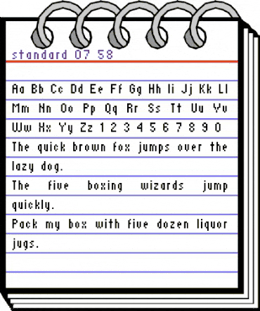 standard 07_58 Regular animated font preview standard 07_58 Regular animated font preview