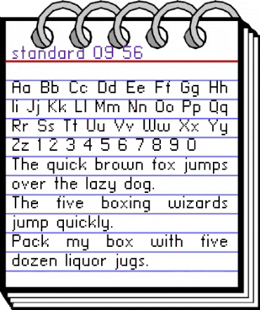standard 09_56 Regular animated font preview standard 09_56 Regular animated font preview