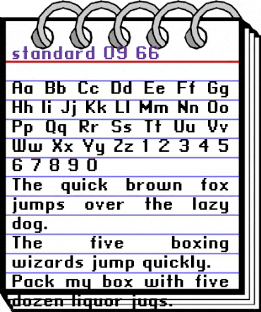 standard 09_66 Regular animated font preview standard 09_66 Regular animated font preview