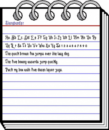 Stangbunder Regular animated font preview Stangbunder Regular animated font preview
