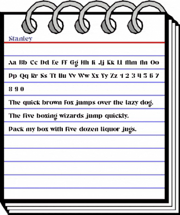 Stanley Regular animated font preview Stanley Regular animated font preview