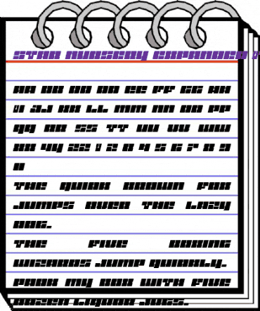 Star Nursery Expanded Italic Expanded Italic animated font preview Star Nursery Expanded Italic Expanded Italic animated font preview