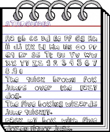 STARGUIDES Regular animated font preview STARGUIDES Regular animated font preview